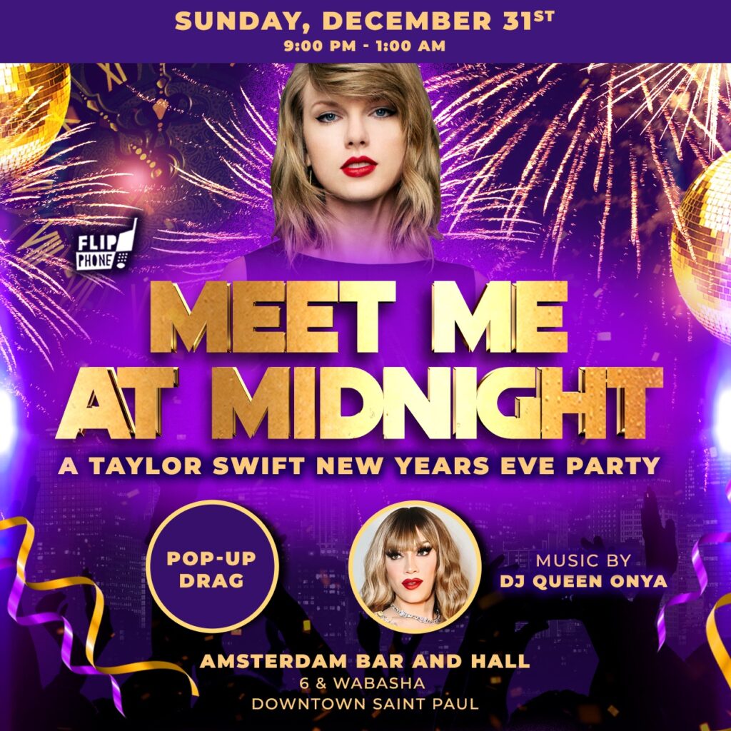 Amsterdam presents… Meet Me at Midnight A Taylor Swift New Year’s Eve